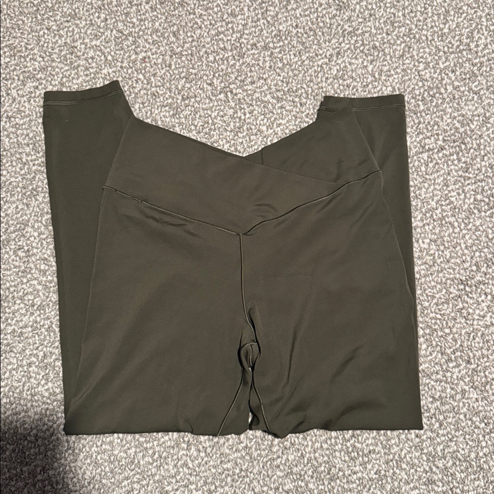 Aerie Olive Green High-Waisted Leggings